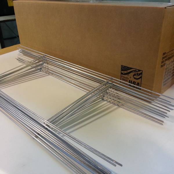 Galvanized H stakes are packed in A carton.