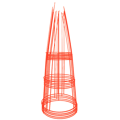 Luminous red tomato cage is available in JinShi.